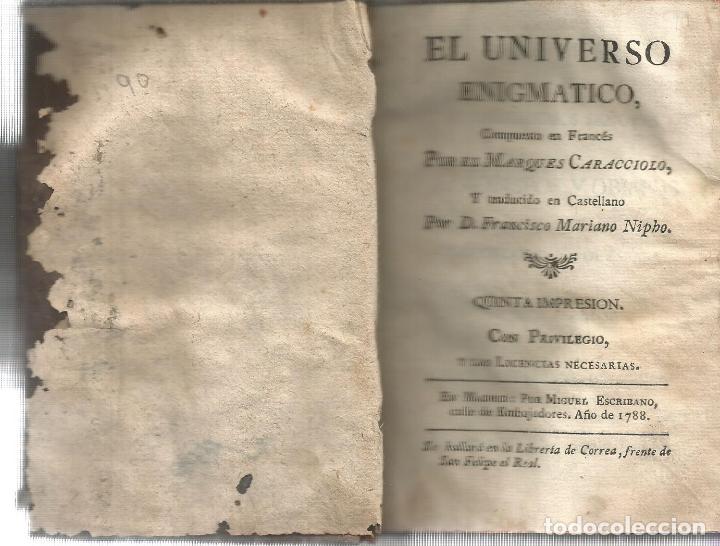 Libros: El Universo enigm&aacute;tico - MARQUES CARACCIOLO - Foto 2