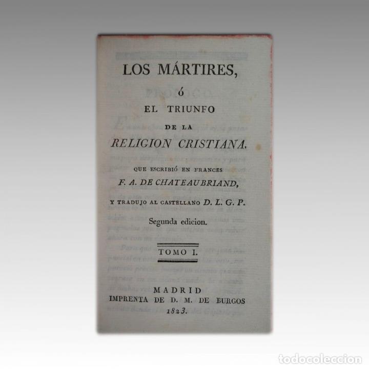 Libros: LOS MARTIRES. - CHATEAUBRIAND, F. A. de - Foto 1