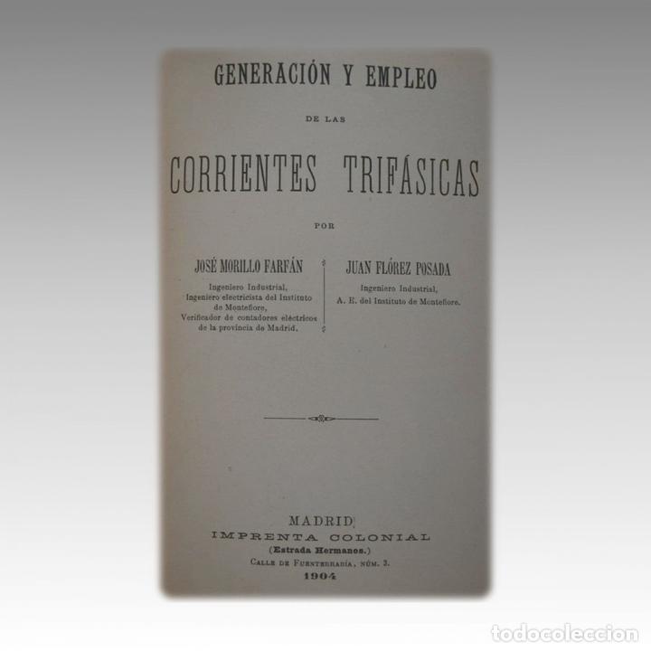Libros: CORRIENTES TRIFASICAS - MORILLO FARF&Aacute;N, Jos&eacute; - Foto 1