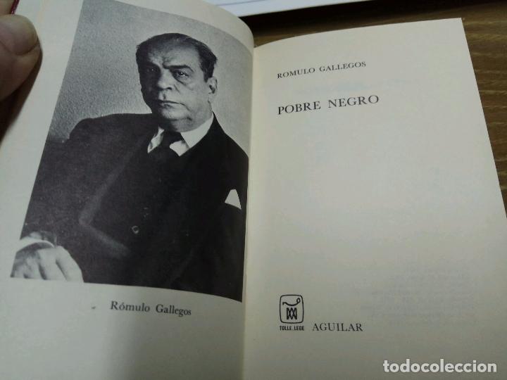 Libros: CRISOL EDICION AGUILAR POBRE NEGRO - ROMULO GALLEGOS - Foto 1
