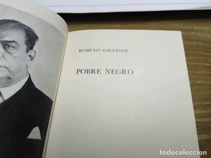 Libros: CRISOL EDICION AGUILAR POBRE NEGRO - ROMULO GALLEGOS - Foto 3
