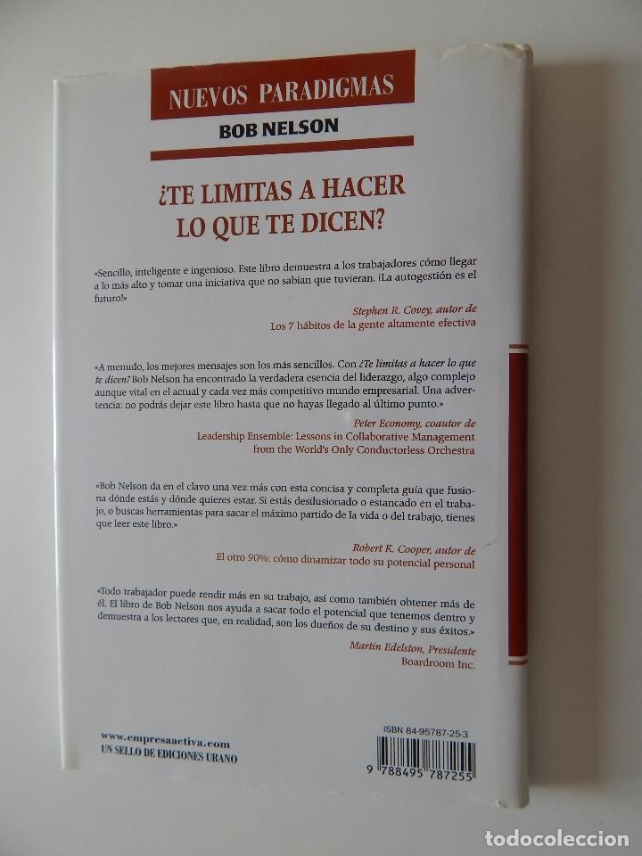 Libros: &iquest;Te limitas a hacer lo que te dicen? - Bob Nelson - Foto 2