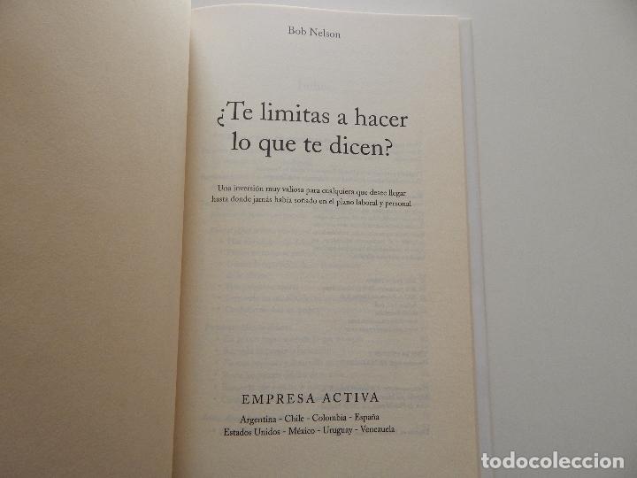 Libros: &iquest;Te limitas a hacer lo que te dicen? - Bob Nelson - Foto 6