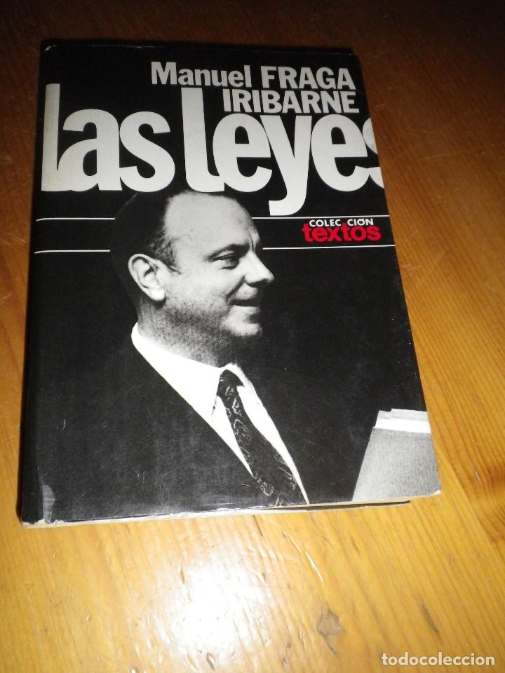 Libros: LAS LEYES MANUEL FRAGA IRIBARNE - Foto 1