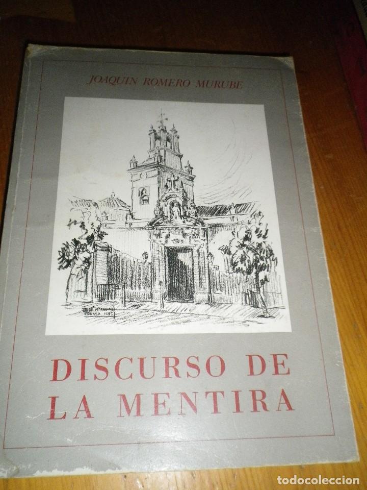Libros: DISCURSO DE LA MENTIRA JOAQUIN RORENO MURUBE - Foto 1