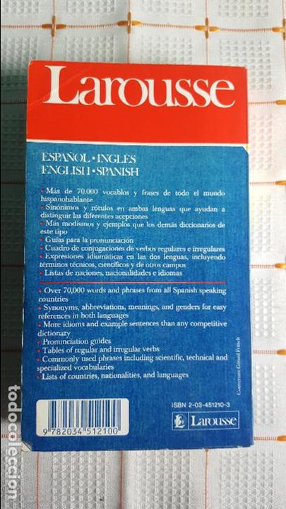 Libros: Libro Larousse espa&ntilde;ol - ingl&eacute;s - Foto 2
