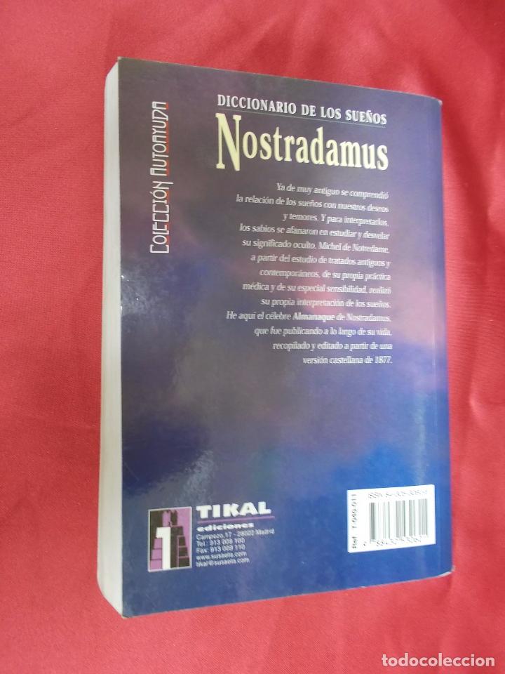 Libros: DICCIONARIO DE LOS SUE&Ntilde;OS. NOSTRADAMUS. TIKAL EDICIONES. - Foto 4
