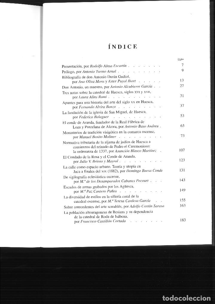 Libros: HOMENAJE A DON ANTONIO DUR&Aacute;N GUDIOL. - Foto 2