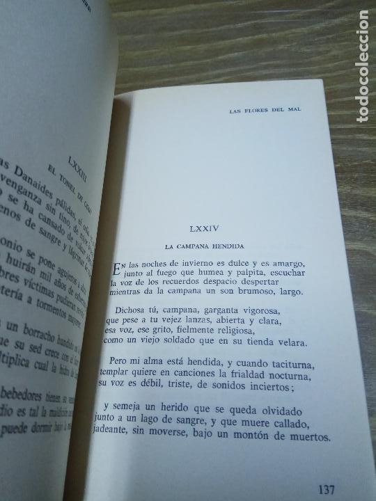 Libros: LAS FLORES DEL MAL - BAUDELAIRE -BIBLIOTECA EDAF DEBOLSILLO - Foto 4