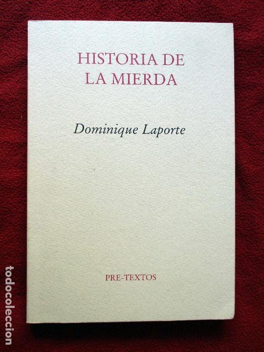 Libros: Historia de la mierda. Dominique Laporte. Edit. Pre-textos - Foto 1
