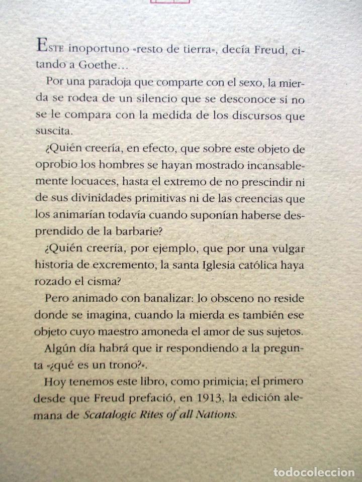 Libros: Historia de la mierda. Dominique Laporte. Edit. Pre-textos - Foto 2