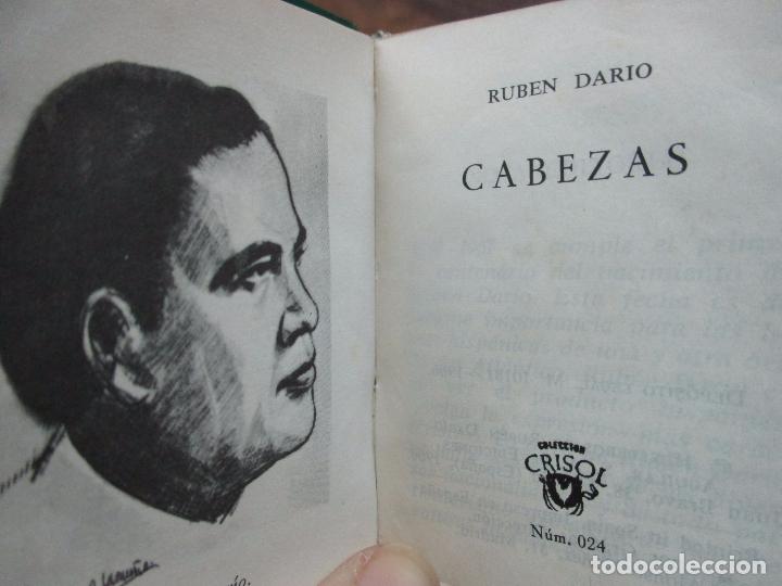 Libros: CABEZAS. RUB&Eacute;N DARIO. CRISOL&Iacute;N. N&Uacute;M. 024. 1966. - Foto 1