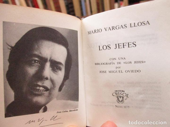 Libros: LOS JEFES. MARIO VARGAS LLOSA. CRISOL&Iacute;N. N&Uacute;M. 037. 1974. - Foto 1