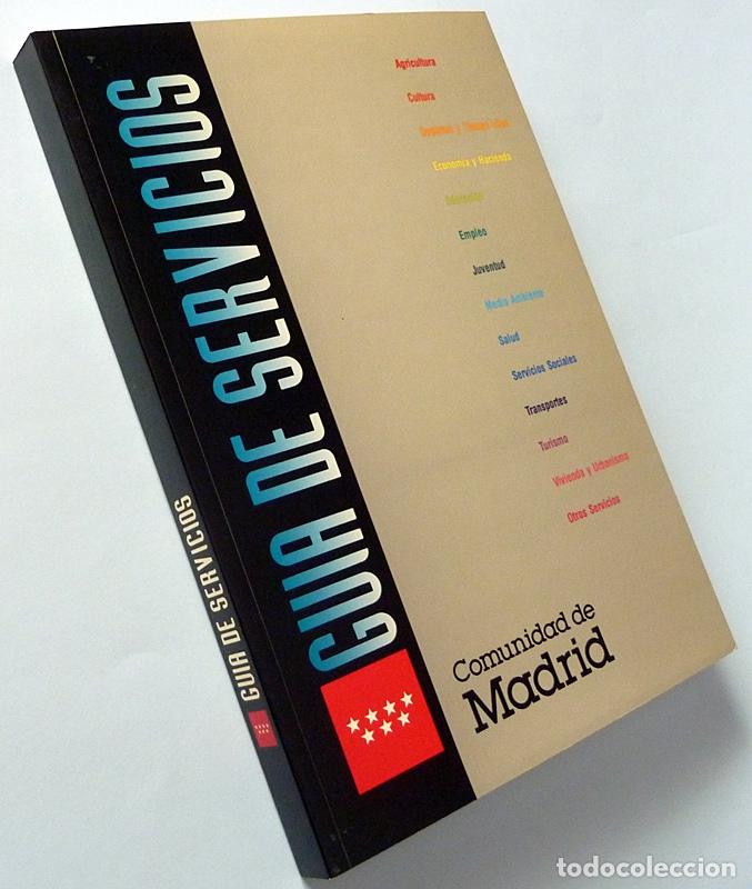 Libros: GUIA DE SERVICIOS - COMUNIDAD DE MADRID - 1989 - NUEVO - Foto 1