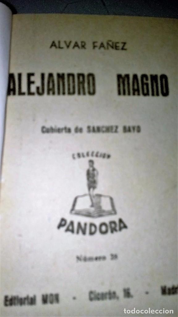 Libros: ALEJANDRO MAGNO Alvar Fa&ntilde;ez Antiguo Mini libro Editorial MON - Foto 3