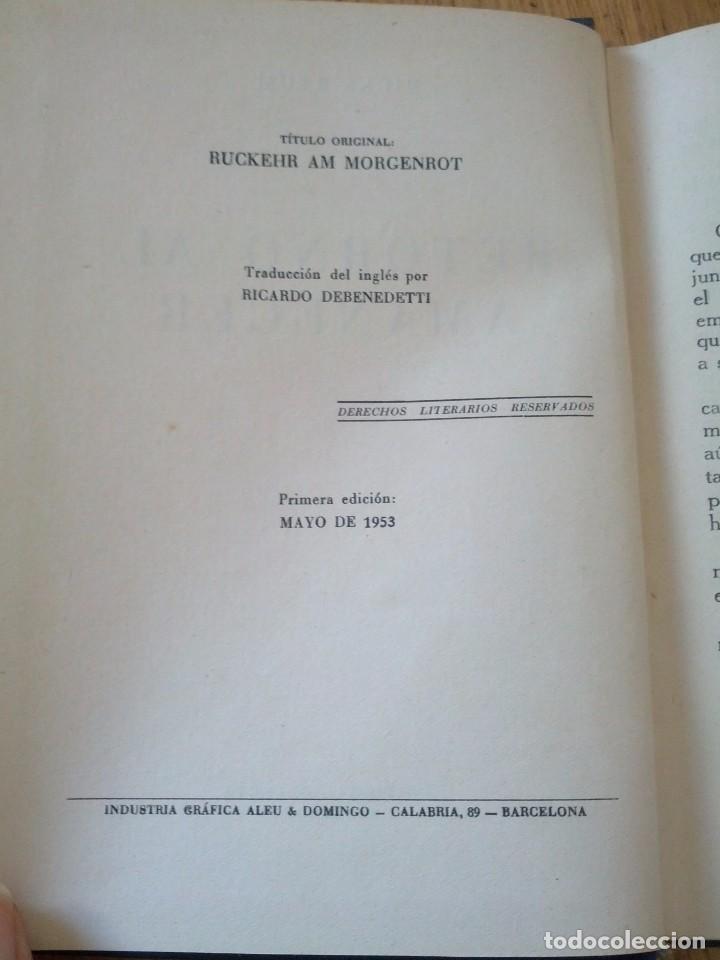 Libros: RETORNO AL AMANECER VICKI BAUM - Foto 1