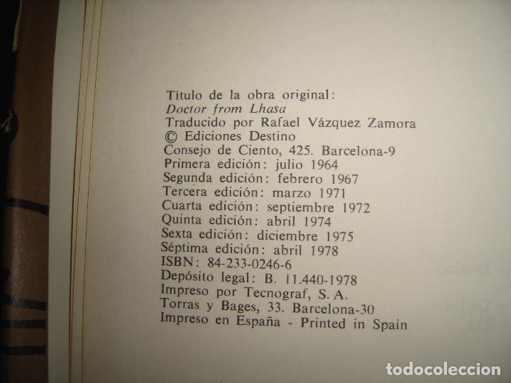 Libros: EL MEDICO DE LHASA. - Foto 2