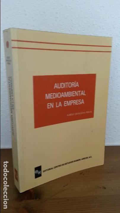 Livres: AUDITORIA MEDIOAMBIENTAL EN LA EMPRESA.AURELIO ARANGUENA PERNAS.CENTRO DE ESTUDIOS RAMON ARECES 1994