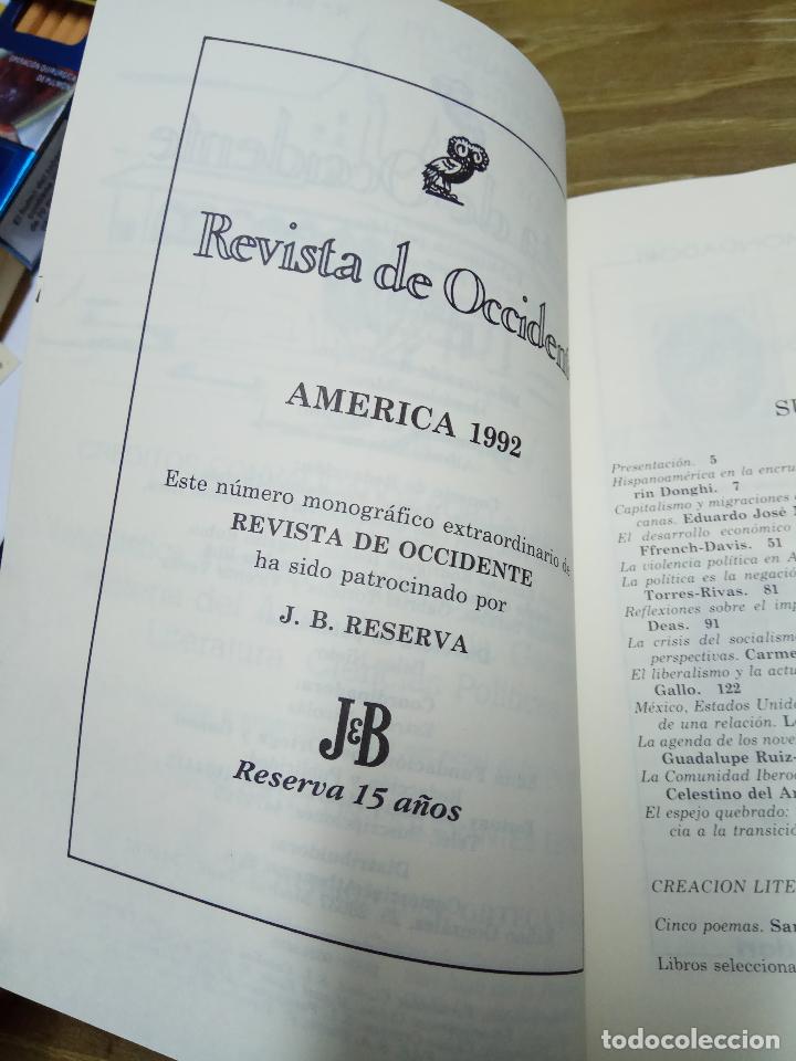 Libros: REVISTA DE OCCIDENTE - AM&Eacute;RICA 1992 N&ordm; 131 - Foto 2