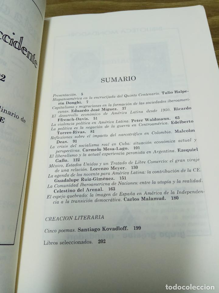 Libros: REVISTA DE OCCIDENTE - AM&Eacute;RICA 1992 N&ordm; 131 - Foto 3