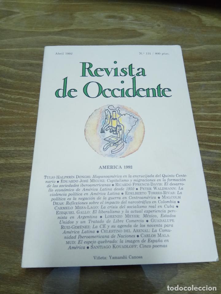 Libros: REVISTA DE OCCIDENTE - AM&Eacute;RICA 1992 N&ordm; 131 - Foto 5