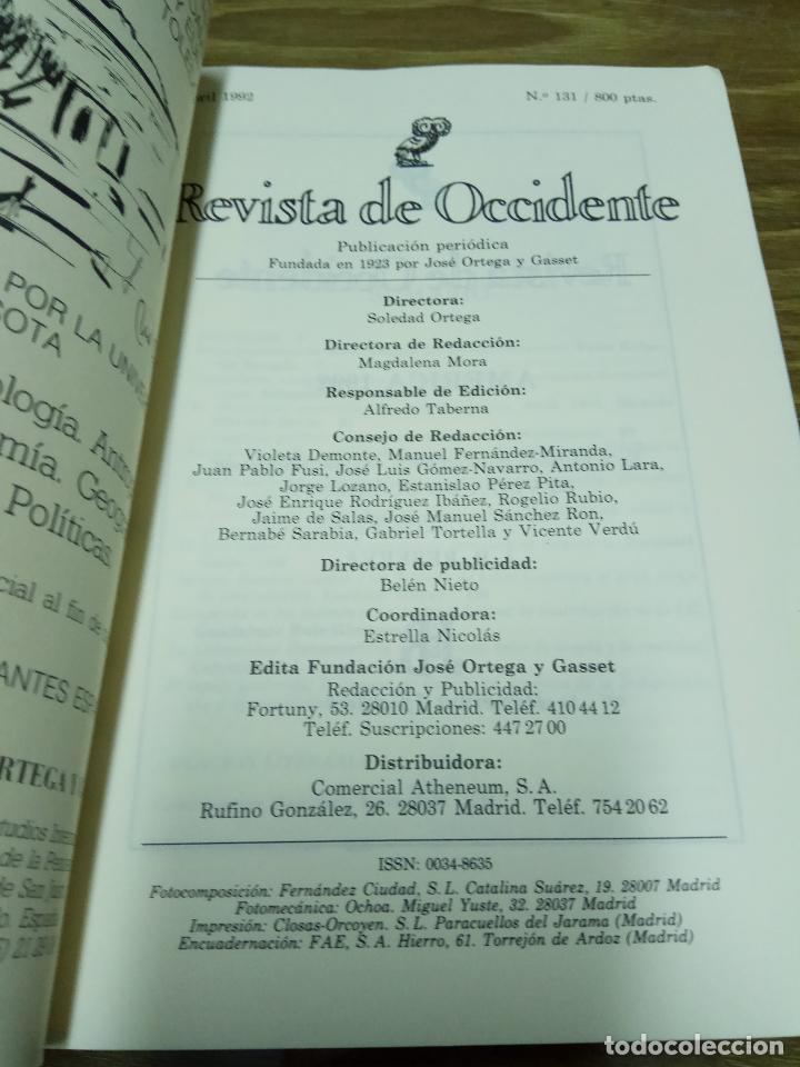 Libros: REVISTA DE OCCIDENTE - AM&Eacute;RICA 1992 N&ordm; 131 - Foto 6