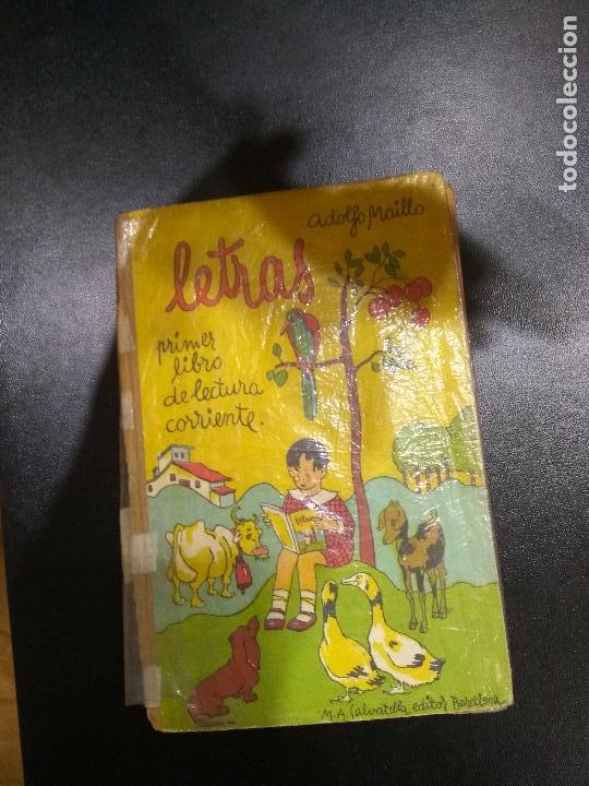 Libros: Letras. Primer libro de lectura corriente. Adolfo Maillo - Foto 1