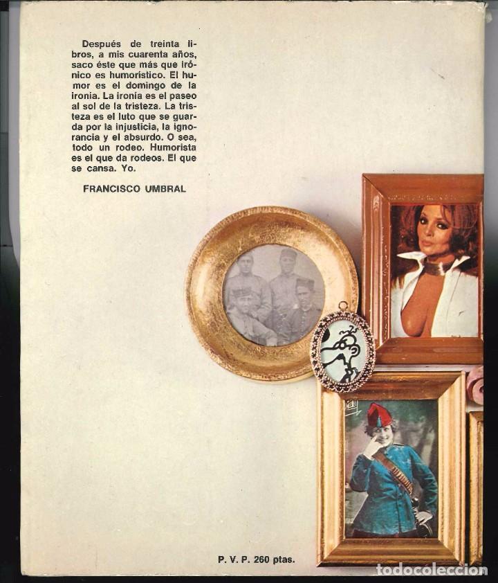 Libros: CABECITAS LOCAS FRANCISCO UMBRAL A&Ntilde;O 1975 - Foto 3