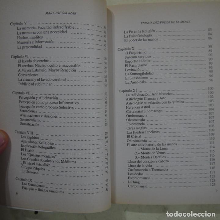 Libros: EL PODER DE LA MENTE - MARY JOE SALAZAR - M.E. EDITORES - 1997 - Foto 3