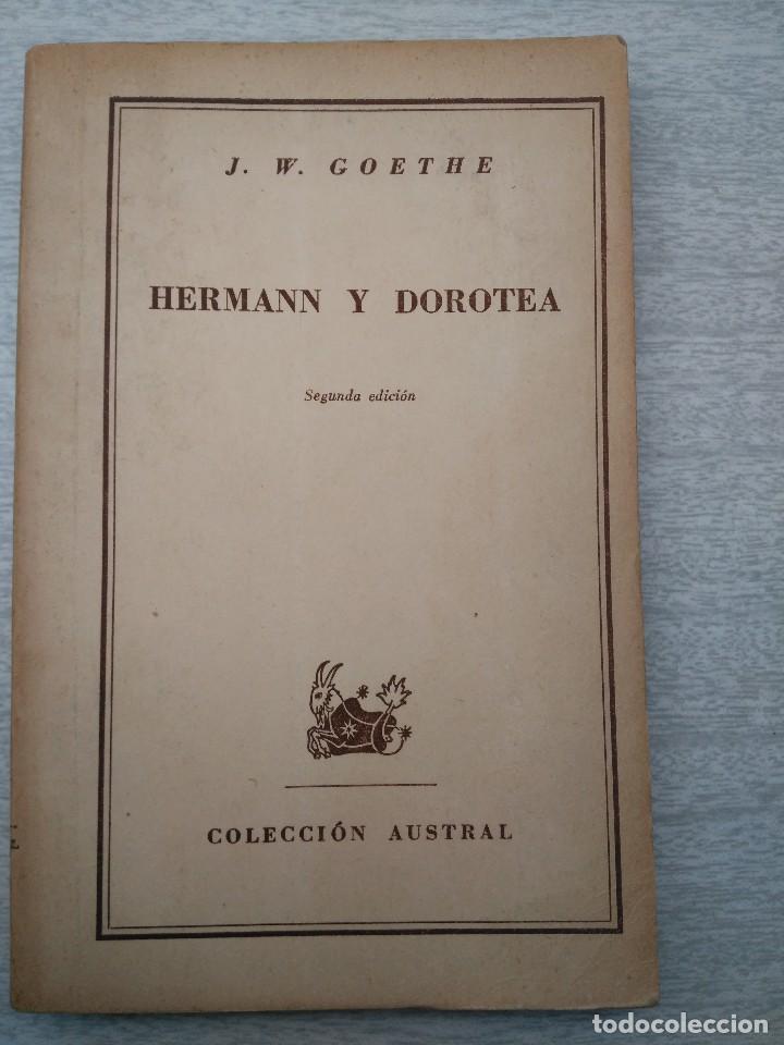 Libros: 1951.- HERMANN Y DOROTEA. GOETHE. AUSTRAL - Foto 1