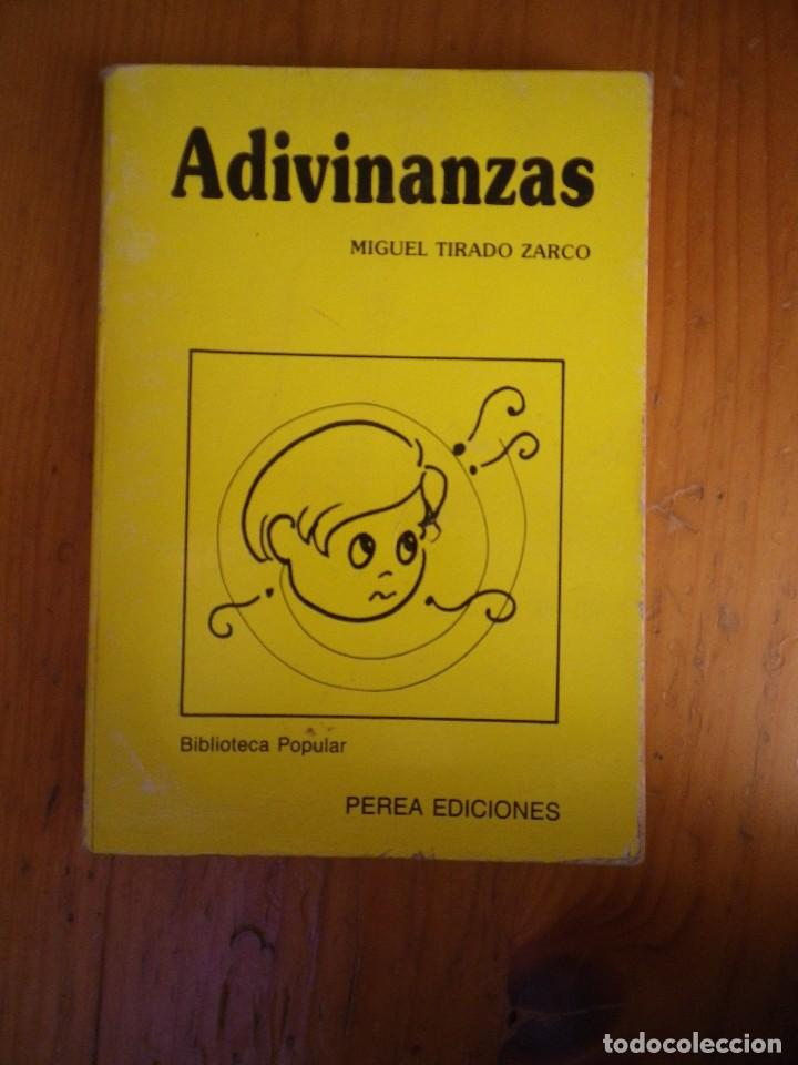Libros: ADIVINANZAS MIGUEL TIRADO ZARCO PEREA EDICIONES - Foto 1