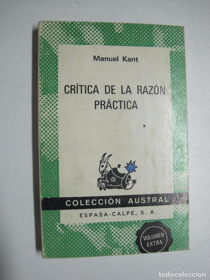 Libros: Critica de la raz&oacute;n pr&aacute;ctica / Manuel Kant - Foto 1