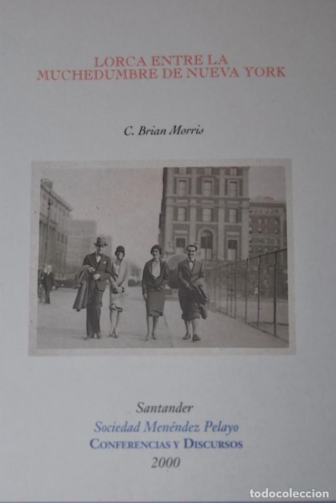 Libros: LORCA ENTRE LA MUCHEDUMBRE DE NUEVA YORK - C. BRIAN MORRIS - SANTANDER - 2000 - Foto 2