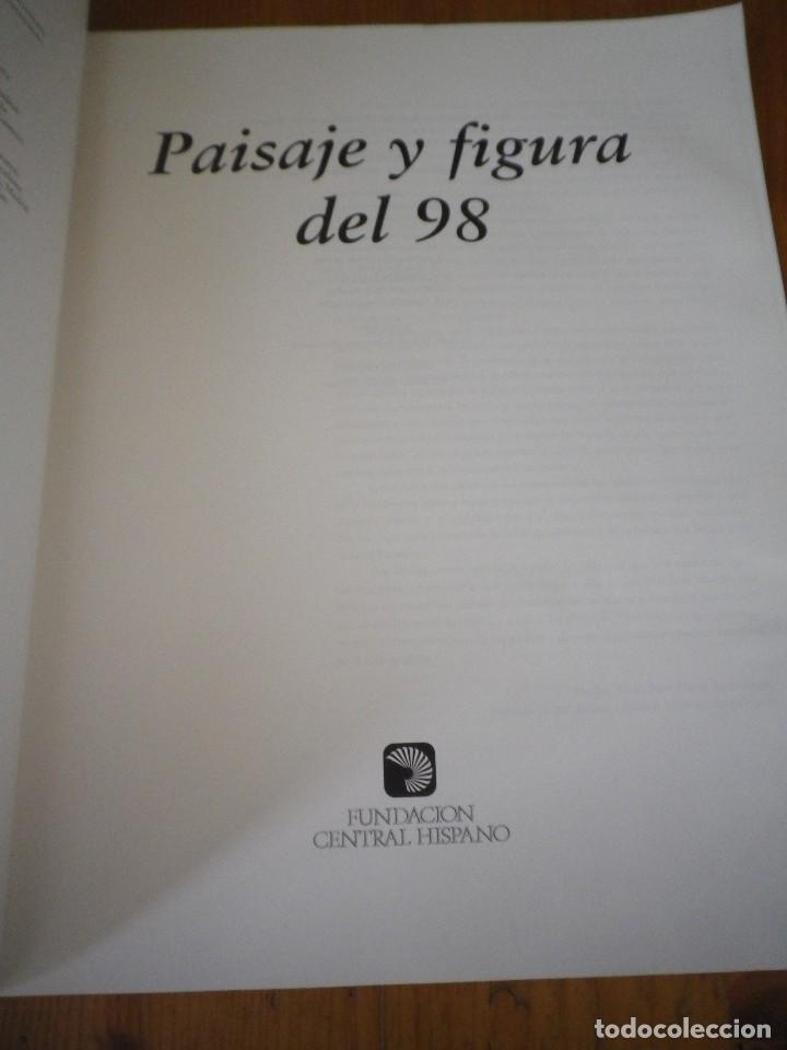 Libros: PAISAJE Y FIGURA DEL 98 FUNDACION CENTRAL HISPANO - Foto 2