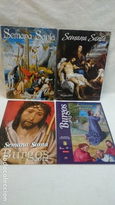 Libros: LOTE DE 4 CAT&Aacute;LOGOS SEMANA SANTA EN BURGOS
