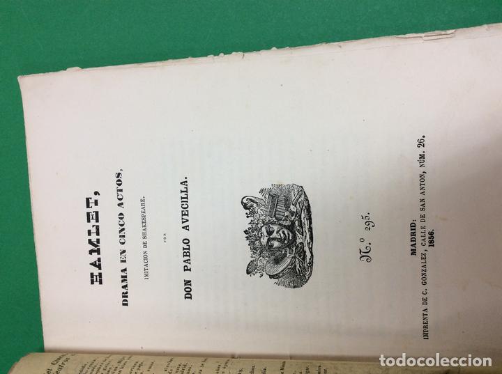 Libros: La Espa&ntilde;a Dramatica de D.pablo avecilla-Hamlet 1856 - Foto 3