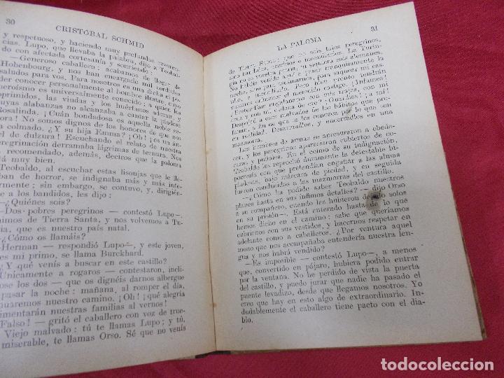 Libros: LA PALOMA.  CRIST&Oacute;BAL SCHMID. BIBLIOTECA SELECTA. RAMON SOPENA. 1936. - Foto 3