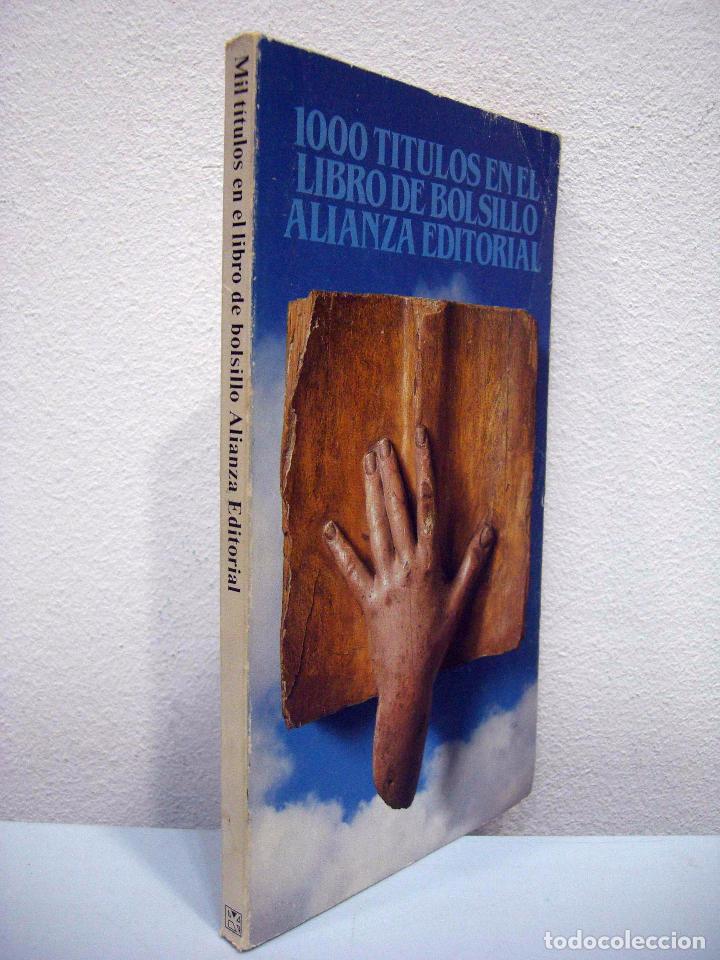 Libros: 1000 T&Iacute;TULOS EN EL LIBRO DE BOLSILLO ALIANZA EDITORIAL. ALIANZA, 1984. - Foto 2