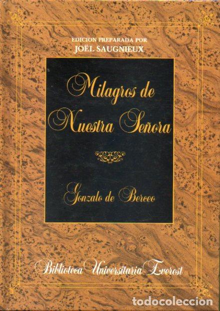 Libros: MILAGROS DE NUESTRA SE&Ntilde;ORA. Edici&oacute;n de J&ouml;el Saugnieux. - Foto 1