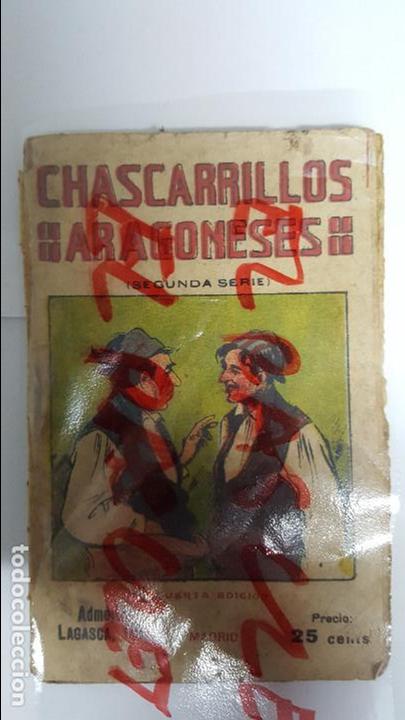 Libros: ANTIGUO  MINI LIBRO  DE  CHASCARRILLOS   ARAGONESES  -  CUARTA  EDICION - - Foto 1