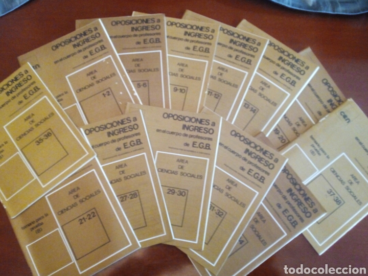 Libros: 13 Libros oposiciones EGB CIENCIAS SOCIALES - Foto 1