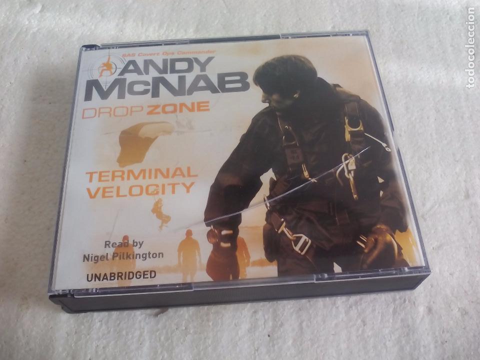 Libros: Andy Mcnab dropzone, terminal velocity audio libro en 6  cd book. En Ingl&eacute;s. - Foto 1