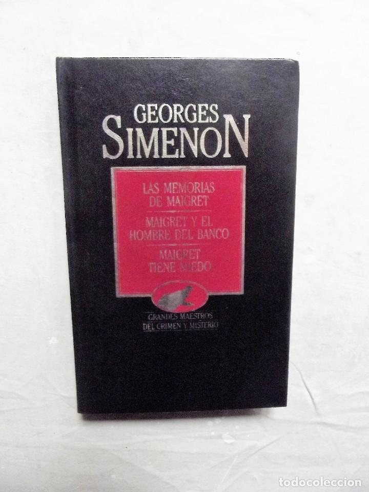 Libros: 3 OBRAS DE GEORGES SIMENON - Foto 1