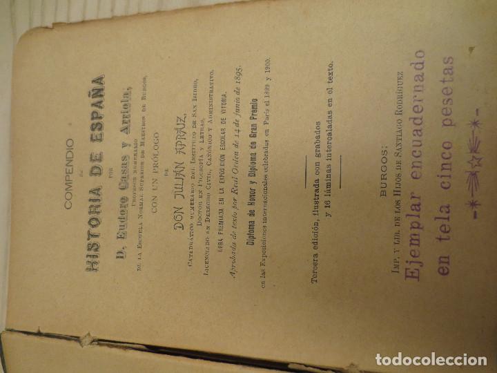Libros: compendio de historia de espa&ntilde;a burgos eudoro - Foto 2