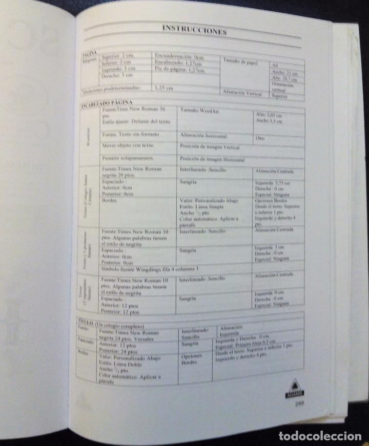Libros: WORD 2000 - EJERCICIOS PARA OPOSICIONES - EDITORIAL ADAMS 2007. - Foto 8