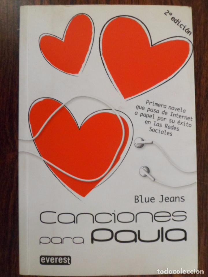 Libros: CANCIONES PARA PAULA. BLUE JEANS. EVEREST - Foto 1