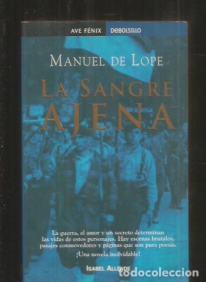 Libros: SANGRE AJENA - LA - LOPE, MANUEL DE - Foto 1