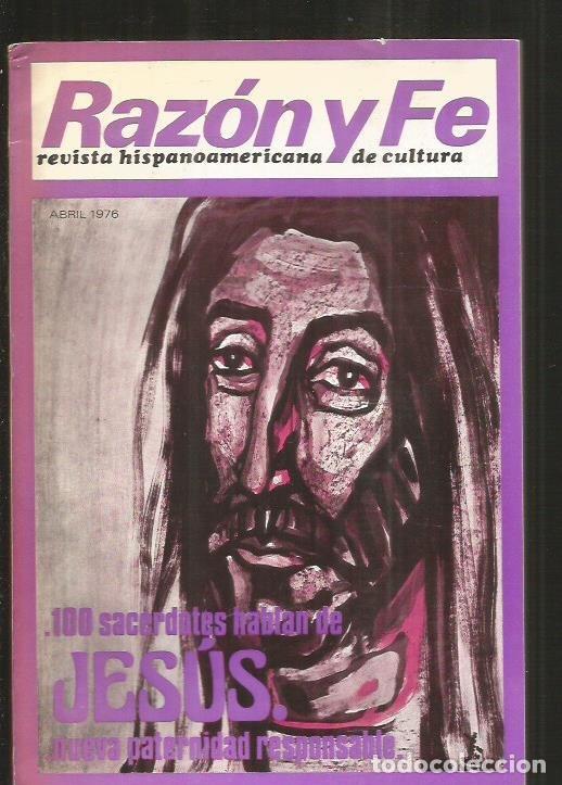 Libros: RAZON Y FE. NUMERO 939 - VARIOS - Foto 1