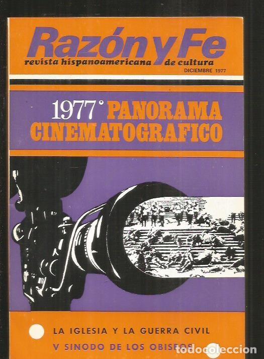 Libros: RAZON Y FE. NUMERO 959 - VARIOS - Foto 1