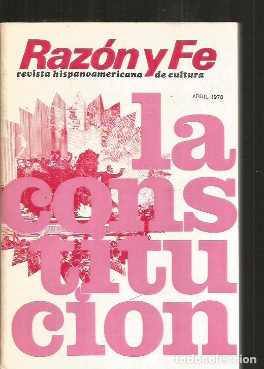 Libros: RAZON Y FE. NUMERO 963 - VARIOS - Foto 1